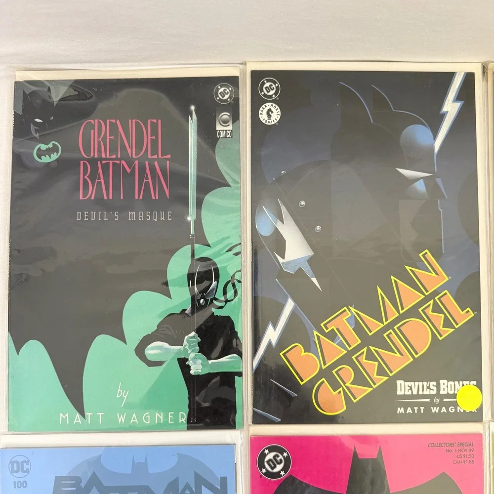 Batman Comic Book‎ Lot Grendel Legends Dark Knight Black White 8ct